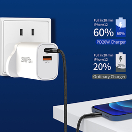 Cargador PD de 20w y 2 puertos-A2008-02